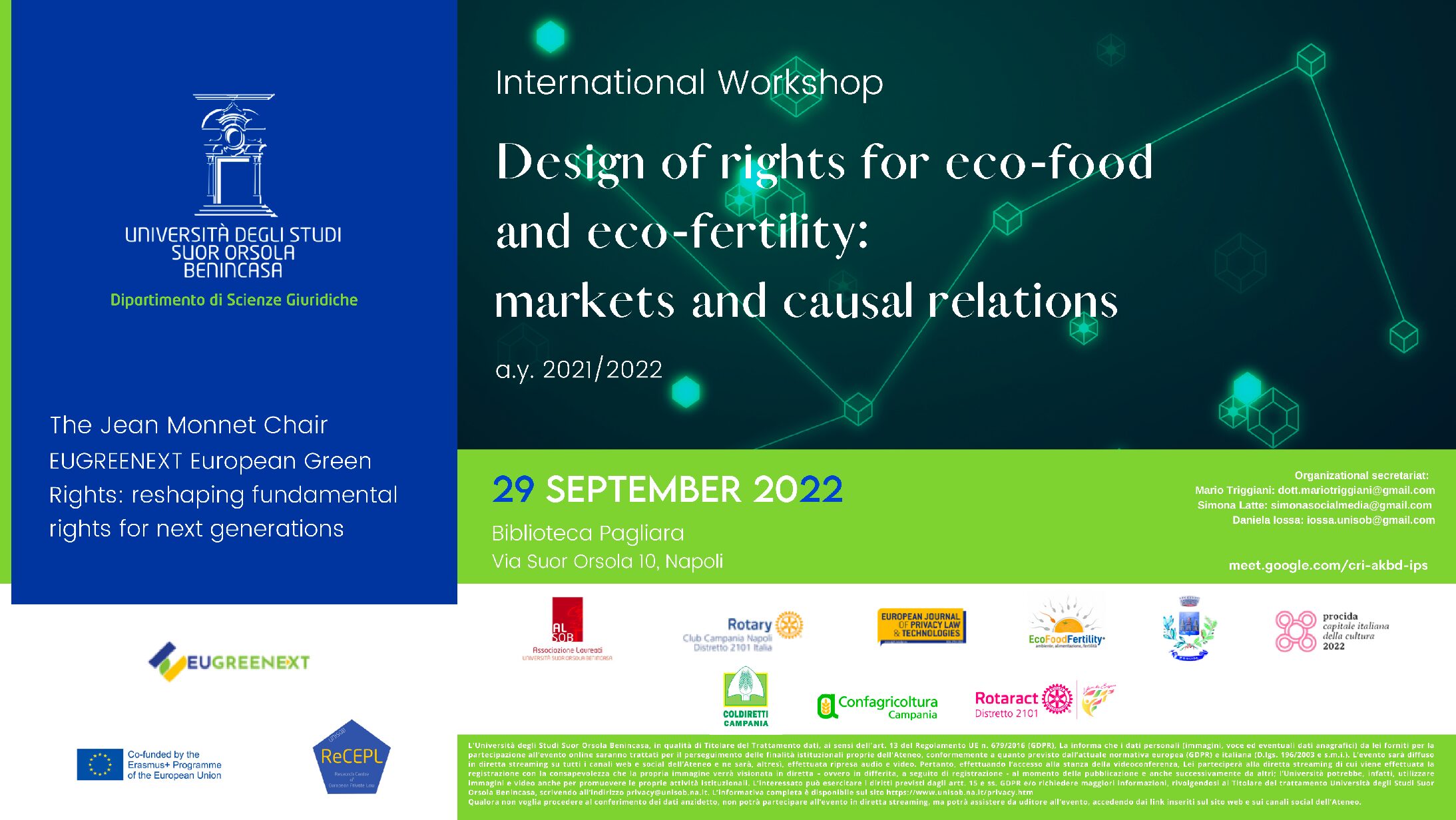 Design of rights for eco-food and eco-fertility: markets and casual relations